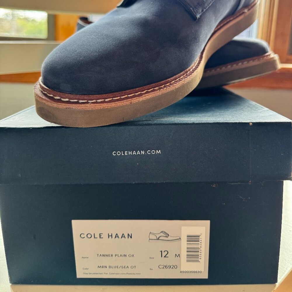 Men’s Size 12 Cole Haan Tanner Oxfords – Excellent Condition